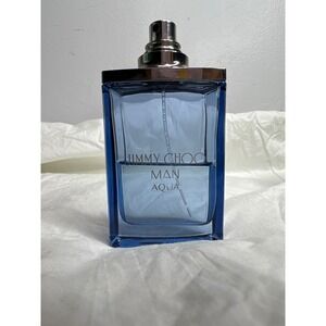 Jimmy Choo Man Aqua Eau de Toilette 50ml 1.7oz Men Blue Glass Spray New